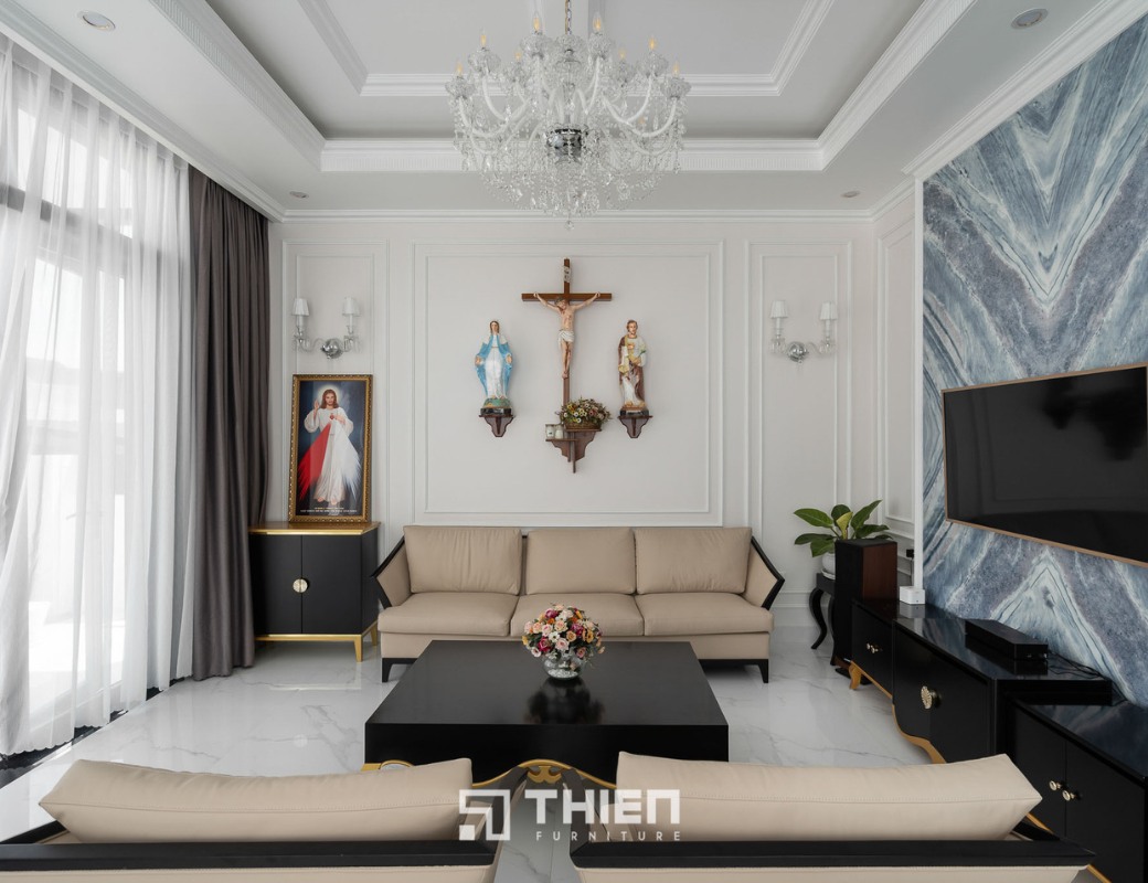 Khám Phá Biệt Thự Sang Trọng Với Nội Thất Tân Cổ Điển